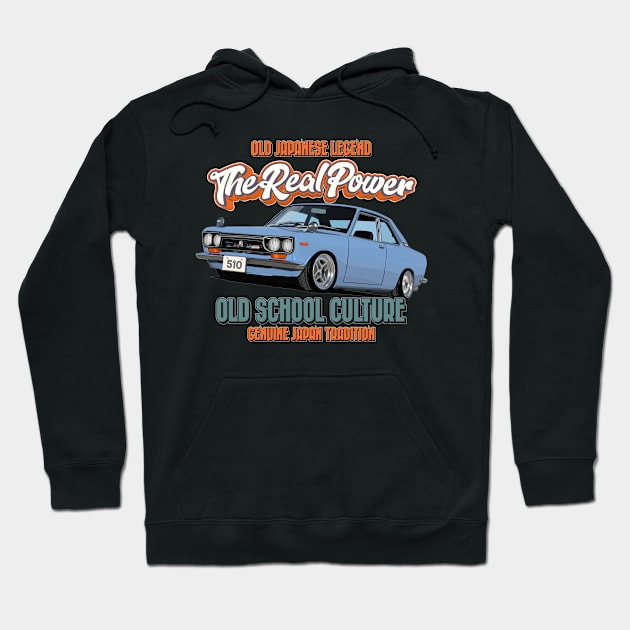 1970 Datsun Bluebird Coupe Hoodie by Ajie Negara